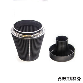 Filtro a cono AIRTEC Motorsport Gruppo A con tromba in lega per turbo Cosworth - T3 e T34 - dettaglio 2