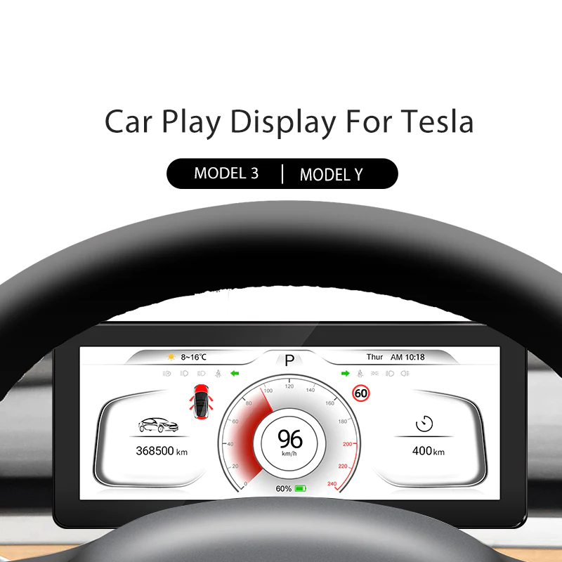 Console Centrale Digitale 8.8" LCD Dashboard Instrument Android Wireless Carplay Android Auto OTA Navigation Upgrades Tesla Model 3 Model Y