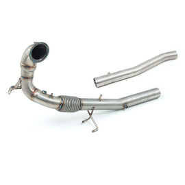 Downpipe Cobra Sport VAG 2.0 TSI con GPF, scarico originale - VW128/VW129 — immagine illustrativa della configurazione