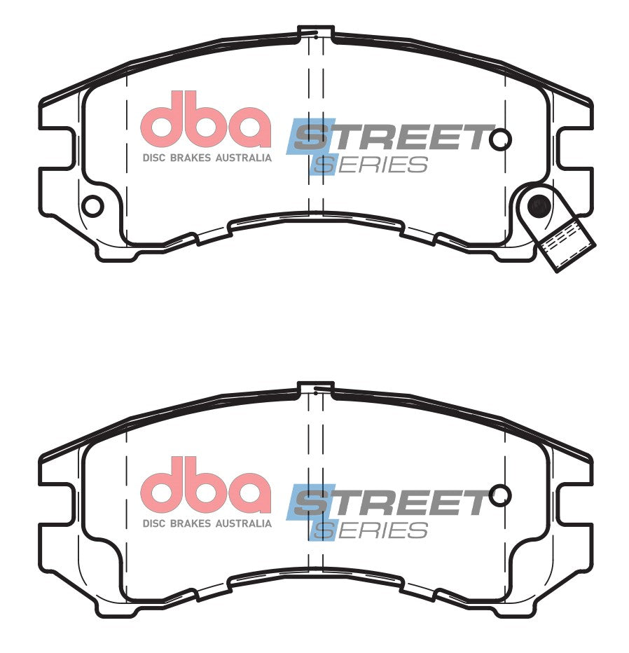 Pastiglie freni Street Series ceramico - asse anteriore - Nissan 200SX (S13) 1988-1995