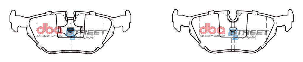 Pastiglie freni Street Series ceramico - asse posteriore - BMW Serie 5 (E34) 518 1988-1997 / BMW Serie 5 (E34) 520 1988-1997 / BMW Serie 5 (E34) 524 1988-1991 / BMW Serie 5 (E34) 525 1988-1996 (+17 modelli)