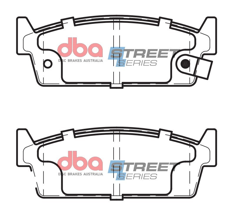 Pastiglie freni Street Series ceramico - asse posteriore - Nissan Laurel C32 1985-1989 / Nissan Skyline (R31) 1985-1989 / Nissan Skyline (R32) 1989-1994 / Nissan Skyline (R33) 1993-1998 (+5 modelli)