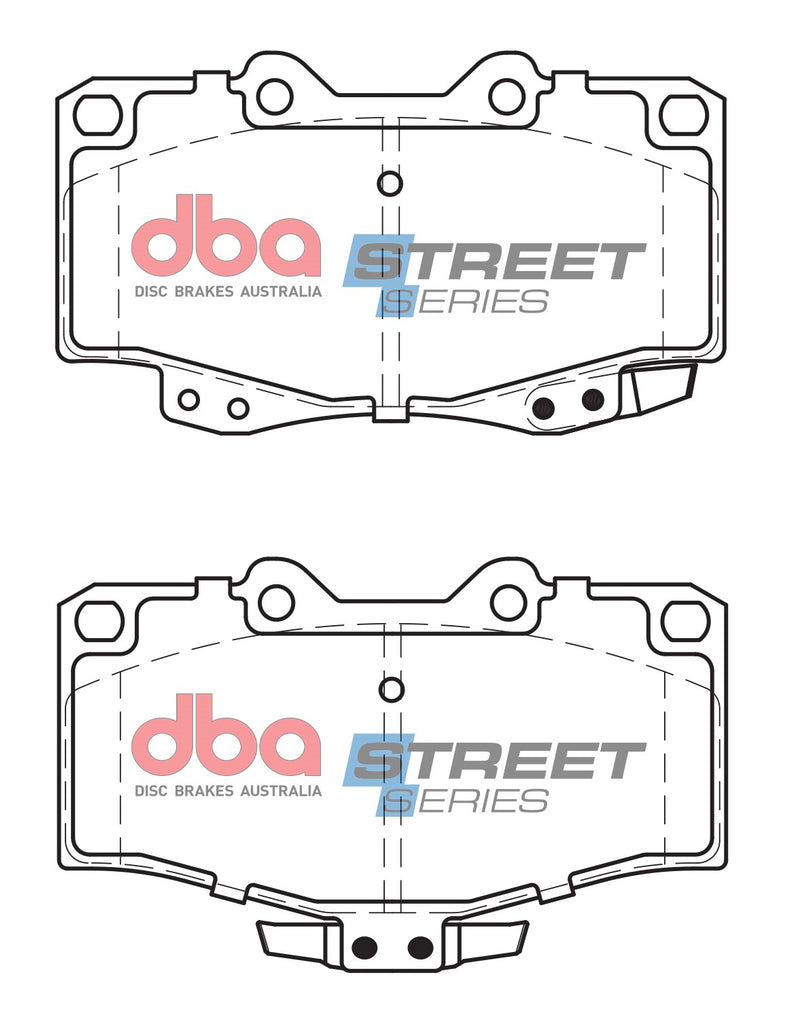 Pastiglie freni Street Series ceramico - asse anteriore - Toyota 4 Runner LN130 1990-1991 / Toyota 4 Runner VZN185 1995-2002 / Toyota Hi-Lux KDN165 2001-2006 / Toyota Hi-Lux LN105 1989-1997 (+30 modelli)