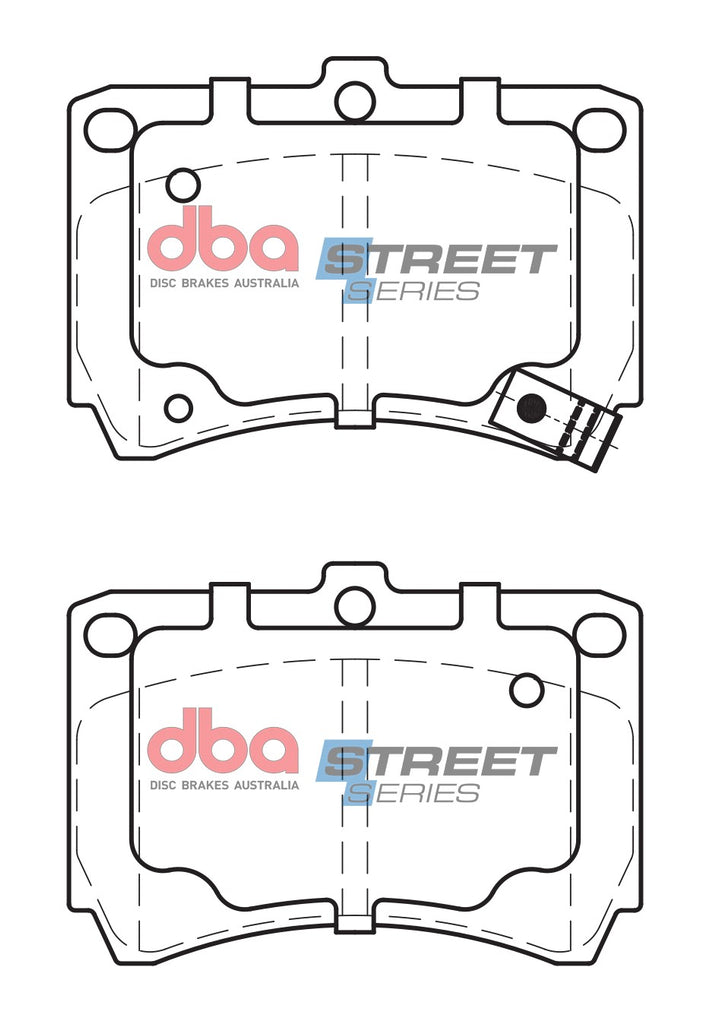 Pastiglie freni Street Series ceramico - asse anteriore - Mazda 323 MK2 BD MK3 BF MK4 BG 1985-1993 / Mazda 323 Station Wagon 1986-1994 / SAO Penza 1991-1993