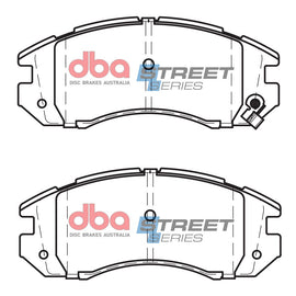 Pastiglie freni Street Series ceramico - asse anteriore - Subaru Impreza 1994-1996 / Subaru Legacy BC5 1992-1994 / Subaru Legacy BD9 1996-1999 / Subaru Legacy BF5 1992-1994 / Subaru Legacy BG5 1993-1996 (+1 modelli)