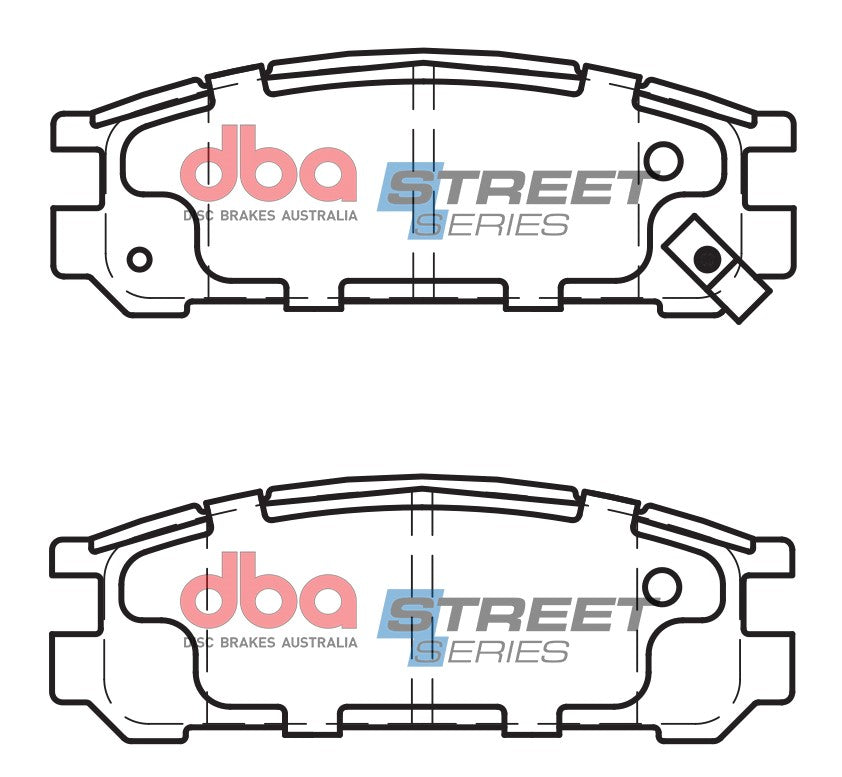 Pastiglie freni Street Series ceramico - asse posteriore - Subaru Impreza 1993-2002 / Subaru Impreza Sport 1996-2001 / Subaru Legacy BC5 1992-1994 / Subaru Legacy BC7 1990-1994 (+11 modelli)