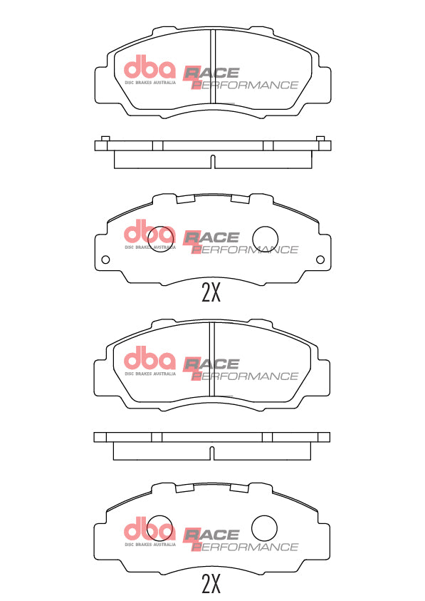 Pastiglie freni Race Performance - Honda Accord 1991-2003 / Honda Ascot 1993-1998 / Honda CR-V Mk1 1997-2002 / Honda Civic (6th Gen) EK9 1998-2001 (+16 modelli)