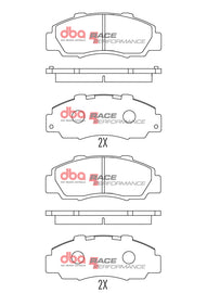 Pastiglie freni Race Performance - Honda Accord 1991-2003 / Honda Ascot 1993-1998 / Honda CR-V Mk1 1997-2002 / Honda Civic (6th Gen) EK9 1998-2001 (+16 modelli)