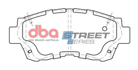 Pastiglie freni Street Series ceramico - asse anteriore - Toyota Altezza SXE10 1998-2005