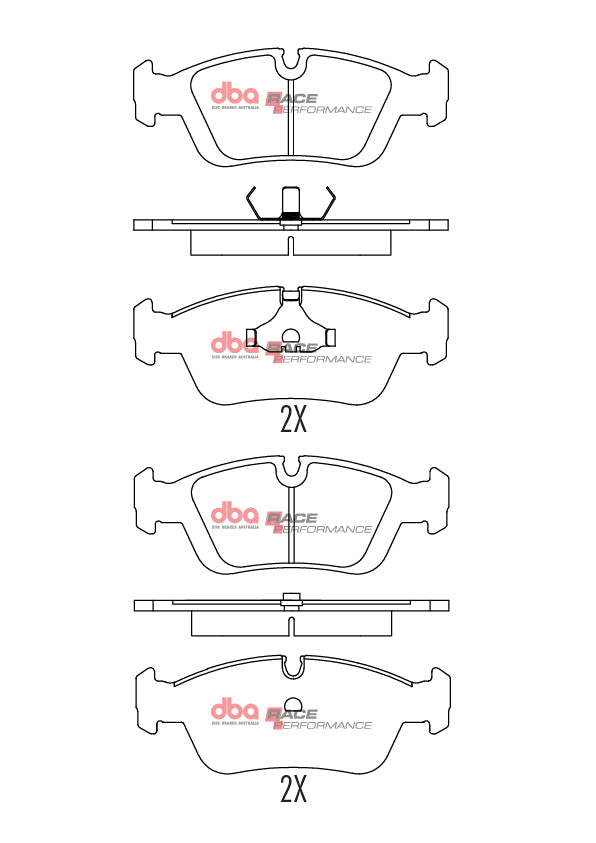 Pastiglie freni Race Performance - BMW Serie 3 (E36) 316 1991-2000 / BMW Serie 3 (E36) 318 1991-2001 / BMW Serie 3 (E36) 320 1991-1999 / BMW Serie 3 (E36) 323 1995-2000 (+7 modelli)