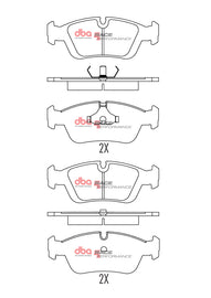 Pastiglie freni Race Performance - BMW Serie 3 (E36) 316 1991-2000 / BMW Serie 3 (E36) 318 1991-2001 / BMW Serie 3 (E36) 320 1991-1999 / BMW Serie 3 (E36) 323 1995-2000 (+7 modelli)
