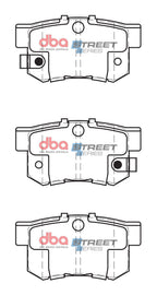 Pastiglie freni Street Series ceramico - asse posteriore - Honda Accord 2003-2008 / Honda CR-V Mk2 2002-2005 / Honda Civic (6th Gen) MB3 2000-2001 / Honda Civic (6th Gen) MB4 1999-2001 (+8 modelli)