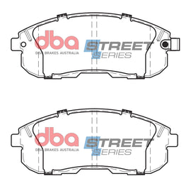 Pastiglie freni Street Series ceramico - asse anteriore - Nissan 200SX (S13) 1988-1995 / Nissan 350Z MK1 Z33 2003-2009 / Nissan Cube 2009-2011 / Nissan Juke (1st Gen) 2010-2019 (+6 modelli)