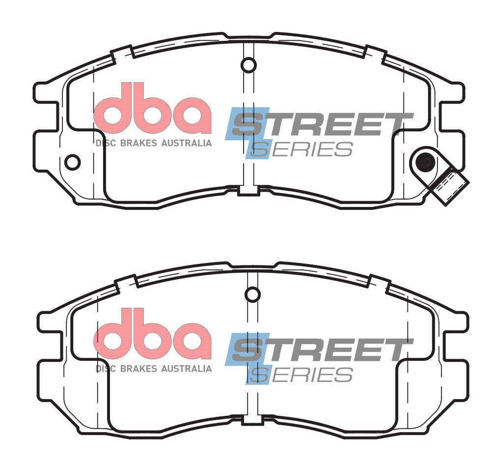 Pastiglie freni Street Series ceramico - asse anteriore - Chrysler Sebring Coupé 1995-2000 / Hyundai Santamo 1996-2000 / Mitsubishi Chariot 1991-1997 / Mitsubishi Colt 1990-1996 (+17 modelli)