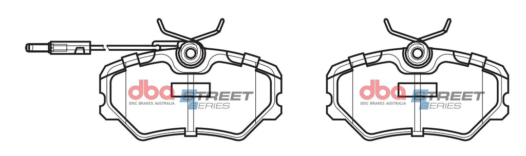 Pastiglie freni Street Series ceramico - asse anteriore - Citroen ZX 1992-1998 / Peugeot 306 MK1 1993-2002