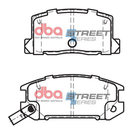Pastiglie freni Street Series ceramico - asse posteriore - Toyota MR2 (Mk2) 1990-2000 / Toyota MR2 (Mk2) SW20 1990-2000 / Toyota MR2 (Mk3) 2000-2007