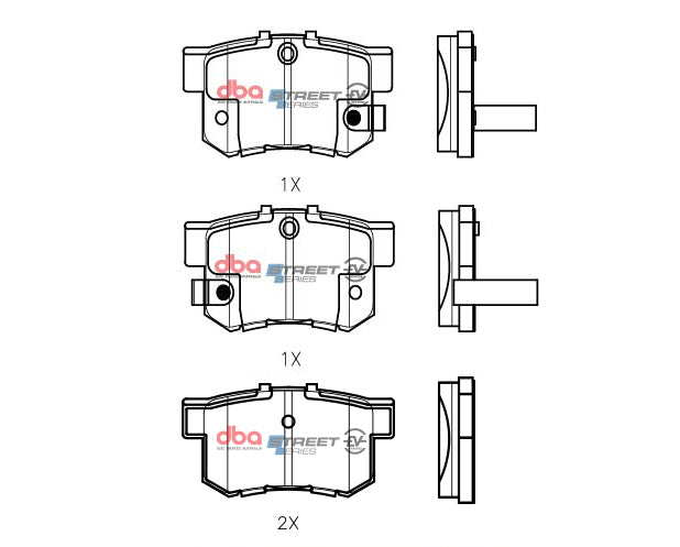 Pastiglie freni Honda Insight Hybrid / CRZ Hybrid 2010 on On R - Fiat Sedici 2009-2014 / Honda Accord 1998-2007 / Honda Ascot 1993-1998 / Honda CR-Z 2010-2016 / Honda Civic (6th Gen) EK9 1998-2001 (+35 modelli)