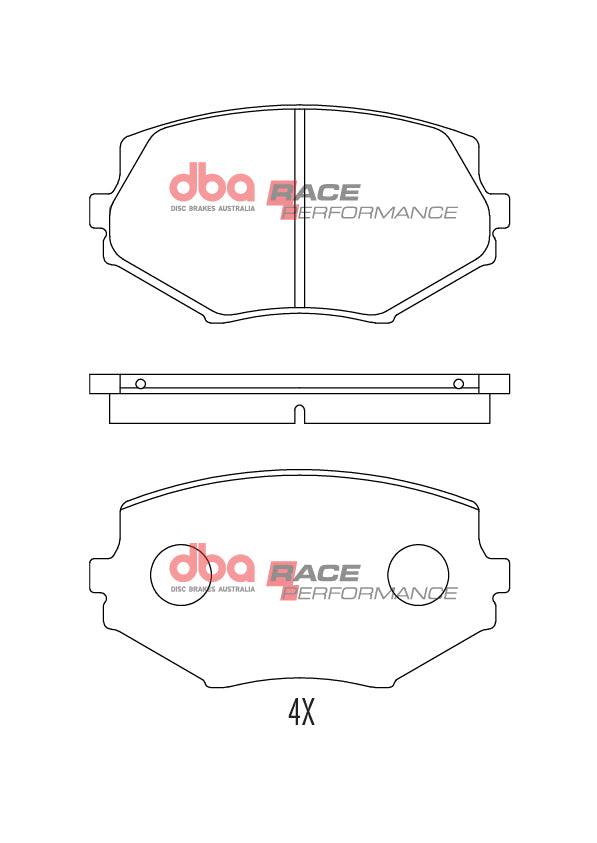 Pastiglie freni Race Performance - pastiglia 12,3 mm - asse anteriore - Mazda MX5 (Mk1) (NA) 1994-1998 / Mazda MX5 (Mk2) (NB) 1998-2005