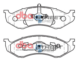 Pastiglie freni Street Series Semi metallic - asse anteriore - Jeep Cherokee 1997-2001 / Jeep Grand Cherokee 1996-1999 / Jeep Wrangler 1997-2006