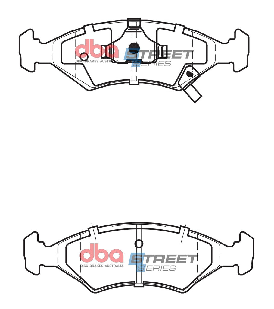 Pastiglie freni Street Series ceramico - pastiglia 16.7 mm - asse anteriore - DB1335SS