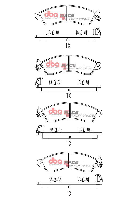 Pastiglie freni Race Performance - Aston Martin V8 Coupé 1996-2000 / Aston Martin V8 Volante 1996-2000 / Aston Martin Virage 1993-2000 / Aston Martin Virage Volante 1993-2000 (+14 modelli)