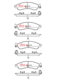 Pastiglie freni Race Performance - Aston Martin V8 Coupé 1996-2000 / Aston Martin V8 Volante 1996-2000 / Aston Martin Virage 1993-2000 / Aston Martin Virage Volante 1993-2000 (+14 modelli)