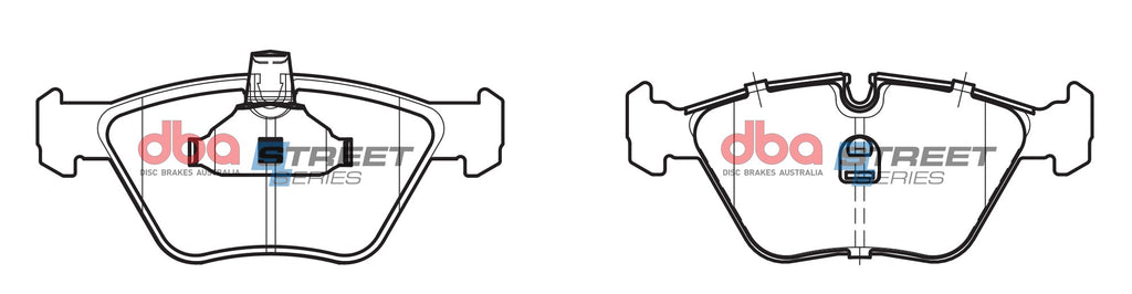 Pastiglie freni Street Series ceramico - asse anteriore - BMW Serie 3 (E46) 330 2000-2005 / BMW Serie 3 (10 4WD E46) 330 2000-2007 / BMW Serie 5 (E39) 520 1996-2003 / BMW Serie 5 (E39) 523 1995-2003 (+7 modelli)