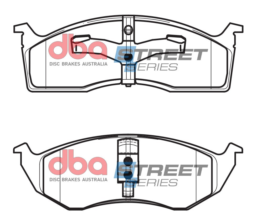 Pastiglie freni Street Series Semi metallic - asse anteriore - Chrysler Grand Voyager 1997-2000 / Chrysler Neon 1996-1999 / Chrysler Voyager 1997-2000