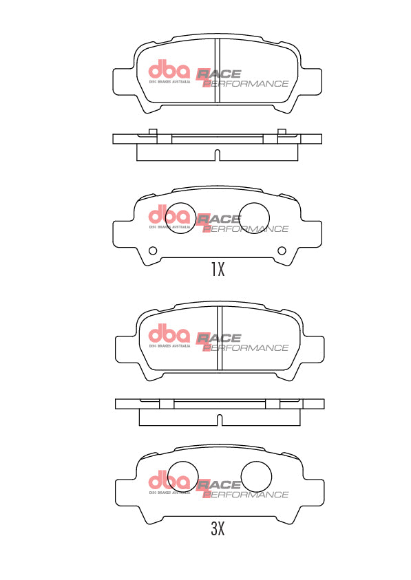 Pastiglie freni Race Performance - Subaru Forester 1997-2008 / Subaru Forester SF5 1996-2003 / Subaru Forester SG5 2002-2003 / Subaru Impreza 2000-2002 (+5 modelli)