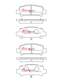 Pastiglie freni Race Performance - Subaru Forester 1997-2008 / Subaru Forester SF5 1996-2003 / Subaru Forester SG5 2002-2003 / Subaru Impreza 2000-2002 (+5 modelli)