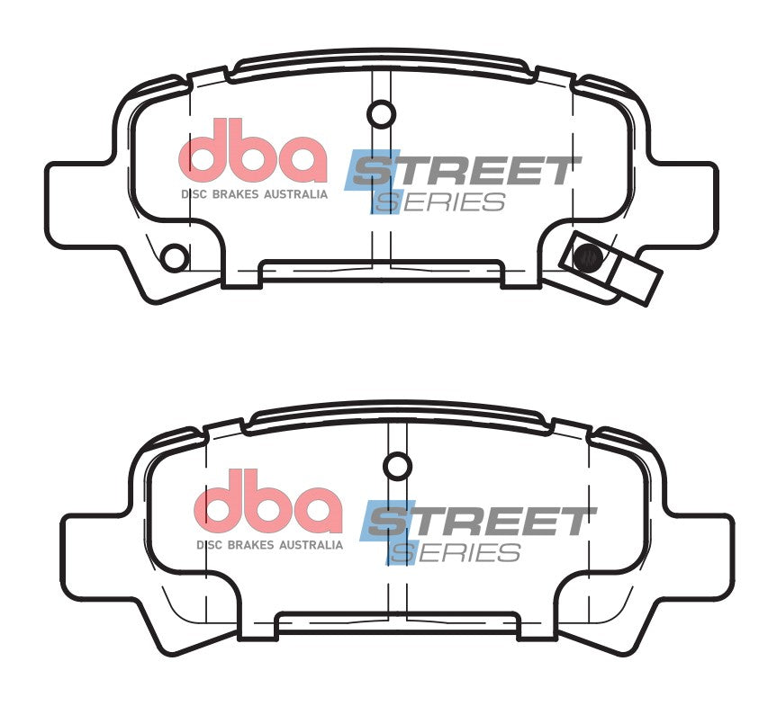 Pastiglie freni Street Series ceramico - asse posteriore - Subaru Forester 1997-2008 / Subaru Forester SF5 1996-2003 / Subaru Forester SG5 2002-2003 / Subaru Impreza 2000-2002 (+5 modelli)
