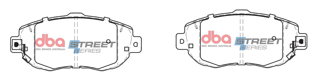 Pastiglie freni Street Series ceramico - asse anteriore - Lexus Aristo 1994-1997 / Lexus GS300 1998-2005 / Lexus GS430 2000-2005 / Lexus IS200 1999-2005 / Lexus IS300 2001-2005 / Lexus SC430 2001-2010 (+14 modelli)