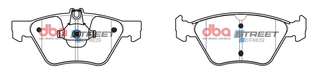 Pastiglie freni Street Series ceramico - asse anteriore - Chrysler Crossfire 2003-2008 / Mercedes-Benz CLK (C208) CLK200 Cabrio 1998-2002 / Mercedes-Benz CLK (C208) CLK230K Cabrio 1998-2002 (+34 modelli)