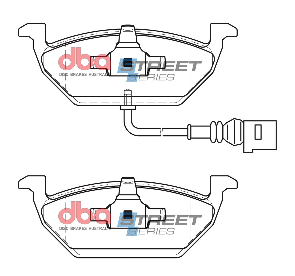 Pastiglie freni Street Series ceramico - asse anteriore - Audi A1 8X 2010-2018 / Audi A1 GB 2018 / Audi A2 8Z 2000-2005 / Audi A3 8L 1999-2003 / Audi A3 8P 2003-2013 / Audi A3 Cabrio 8P 2008-2013 (+46 modelli)