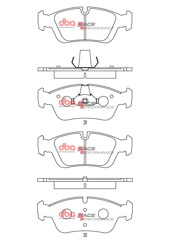 Pastiglie freni Race Performance - BMW Serie 3 (E46) 316 1999-2006 / BMW Serie 3 (E46) 318 1999-2007 / BMW Serie 3 (E46) 320 1998-2007 / BMW Serie 3 (E46) 323 1998-2000 (+7 modelli)