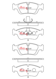 Pastiglie freni Race Performance - BMW Serie 3 (E46) 316 1999-2006 / BMW Serie 3 (E46) 318 1999-2007 / BMW Serie 3 (E46) 320 1998-2007 / BMW Serie 3 (E46) 323 1998-2000 (+7 modelli)