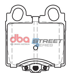 Pastiglie freni Street Series ceramico - asse posteriore - Lexus GS300 1998-2005 / Lexus GS430 2000-2005 / Lexus IS200 1999-2005 / Lexus IS300 2001-2005 / Lexus SC430 2001-2010 (+11 modelli)