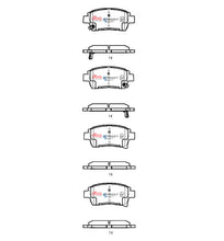 Carica l'immagine nel visualizzatore di Gallery, Pastiglie freni Toyota Prius Hybrid 1997 2009 F - Toyota Celica ZZT230 1999-2002 / Toyota MR2 (Mk3) 2000-2007 / Toyota Prius NHW11 2000-2004 / Toyota Will 2000-2002 / Toyota Will ZZE127 2001 (+7 modelli)