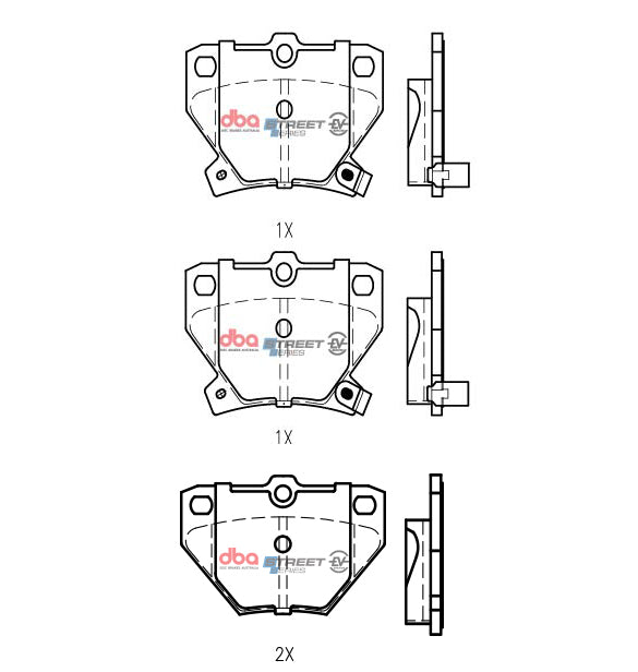 Pastiglie freni Toyota Prius Hybrid 1997 2009 R - Toyota Celica ZZT230 1999-2006 / Toyota Celica ZZT231 2000-2006 / Toyota Corolla Verso 2002-2004 / Toyota Prius NHW11 2000-2004 (+10 modelli)