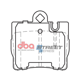Pastiglie freni Street Series ceramico - asse posteriore - Mercedes-Benz CL-Class (C215) CL600 1999-2002 / Mercedes-Benz S-Class (W220) S280 1999-2002 / Mercedes-Benz S-Class (W220) S320 1999-2002 (+3 modelli)