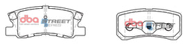 Pastiglie freni Street Series ceramico - asse posteriore - Chrysler Sebring 2007-2010 / Citroen C-Crosser 2007-2012 / Citroen C-Crosser Enterprise 2009-2012 / Citroen C4 Aircross 2012-2018 (+13 modelli)