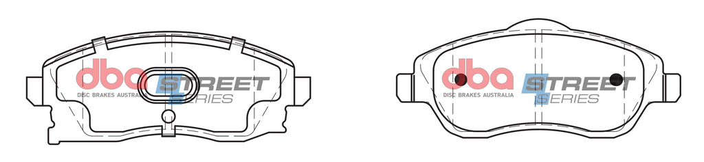 Pastiglie freni Street Series ceramico - asse anteriore - Holden Barina C 2000-2005 / Opel Combo 2002-2012 / Opel Combo Tour 2001-2011 / Opel Corsa (C) 2000-2006 / Opel Meriva 2002-2010 (+6 modelli)