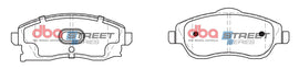 Pastiglie freni Street Series ceramico - asse anteriore - Holden Barina C 2000-2005 / Opel Combo 2002-2012 / Opel Combo Tour 2001-2011 / Opel Corsa (C) 2000-2006 / Opel Meriva 2002-2010 (+6 modelli)