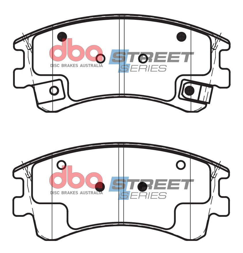Pastiglie freni Street Series ceramico - pastiglia 17.8 mm - asse anteriore - Mazda 6 GG 2002-2008 / Mazda 6 GY 2002-2008
