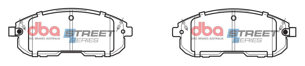 Pastiglie freni Street Series ceramico - asse anteriore - Nissan 200 SX S13 1991 / Nissan Maxima 1988-1991 / Nissan QX 1995-2000 / Nissan Silvia (S13) 1991-1993 / Nissan Silvia (S15) 1999-2002 (+8 modelli)