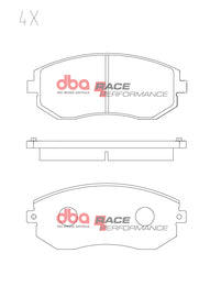 Pastiglie freni Race Performance - Subaru BRZ 2012-2022 / Subaru Forester 2002-2018 / Subaru Forester SG5 2002-2008 / Subaru Impreza 2002-2017 / Subaru Impreza Sport 2002-2007 (+10 modelli)