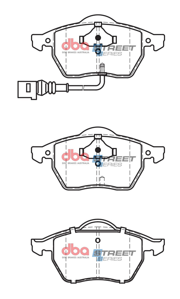 Pastiglie freni Street Series ceramico - asse anteriore - Audi 100 1990-1995 / Audi 100 Avant quattro 1990-1994 / Audi 100 quattro 1990-1995 / Audi A4 B5 1995-1999 / Audi A4 quattro Avant B5 1995-2001 (+7 modelli)