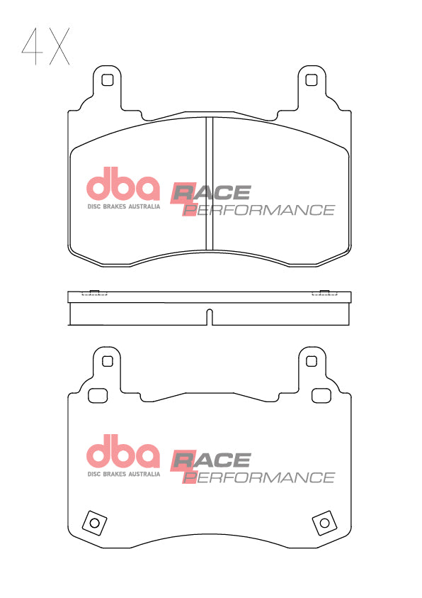 Pastiglie freni Race Performance - pastiglia 15,5 mm - asse anteriore - Kia Stinger 2017