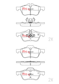 Pastiglie freni Race Performance - Mini Mini Cabrio (R52) 2004-2009 / Mini Mini Hatch (1st Gen) (R50) 2001-2006 / Mini Mini Hatch (1st Gen) (R53) 2001-2006