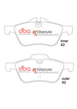 Carica l'immagine nel visualizzatore di Gallery, Pastiglie freni Xtreme Performance - asse anteriore - Mini Mini Cabrio (R52) 2004-2009 / Mini Mini Hatch (1st Gen) (R50) 2001-2006 / Mini Mini Hatch (1st Gen) (R53) 2001-2006